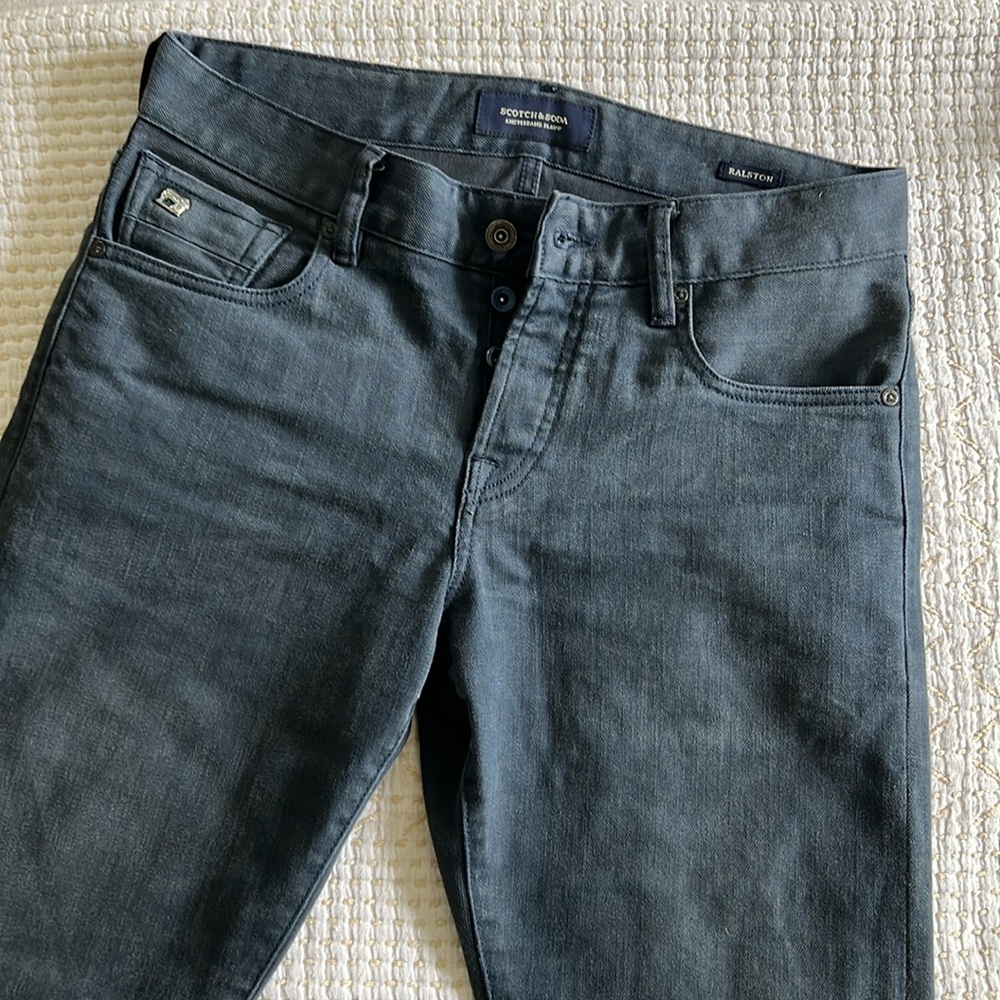 Scotch & Soda Jeans Dark Blue Slim Premium Amsterdam 30 x 26 inseam (hemmed)